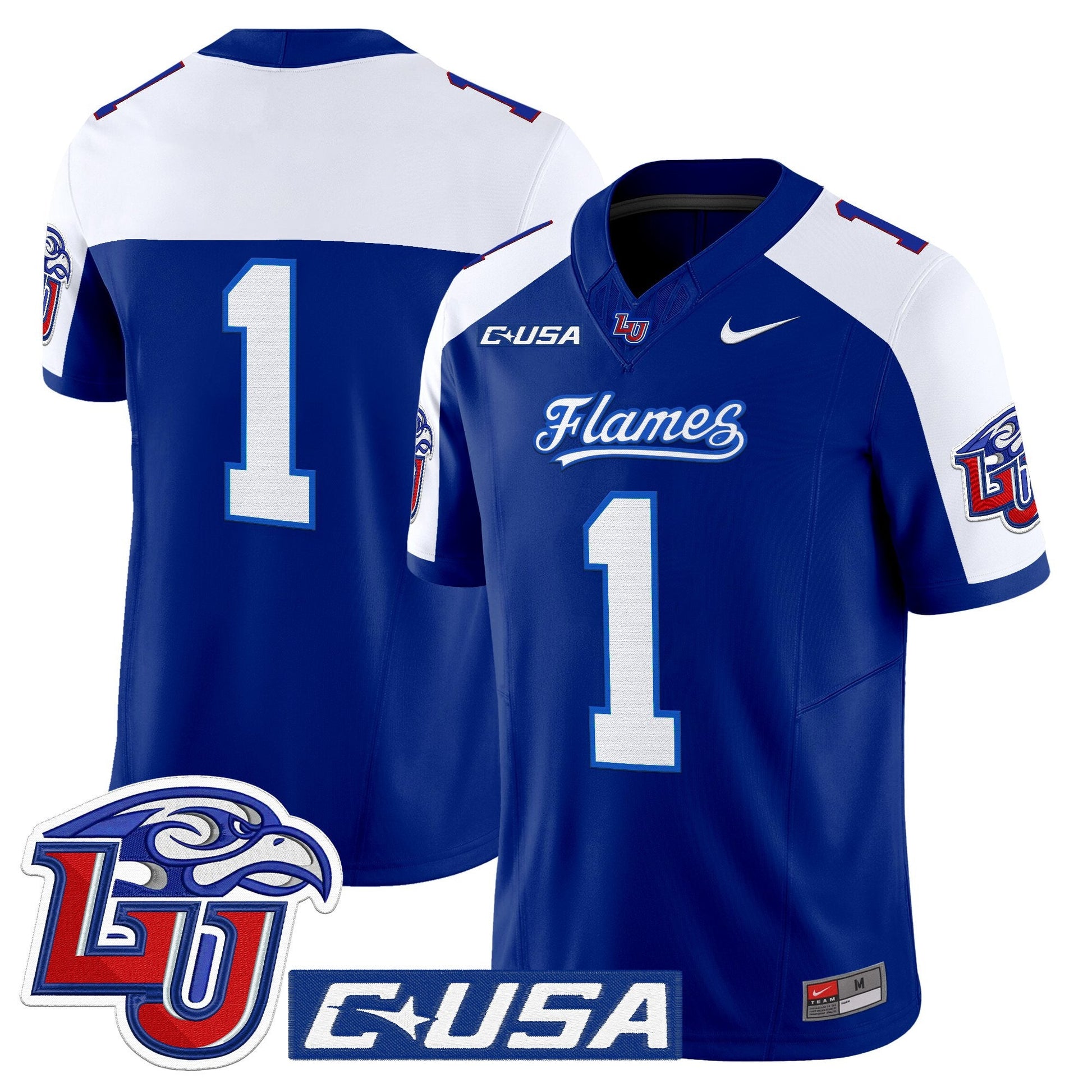 Men's Liberty Flames 2025 Vapor Limited Jersey - All Stitched