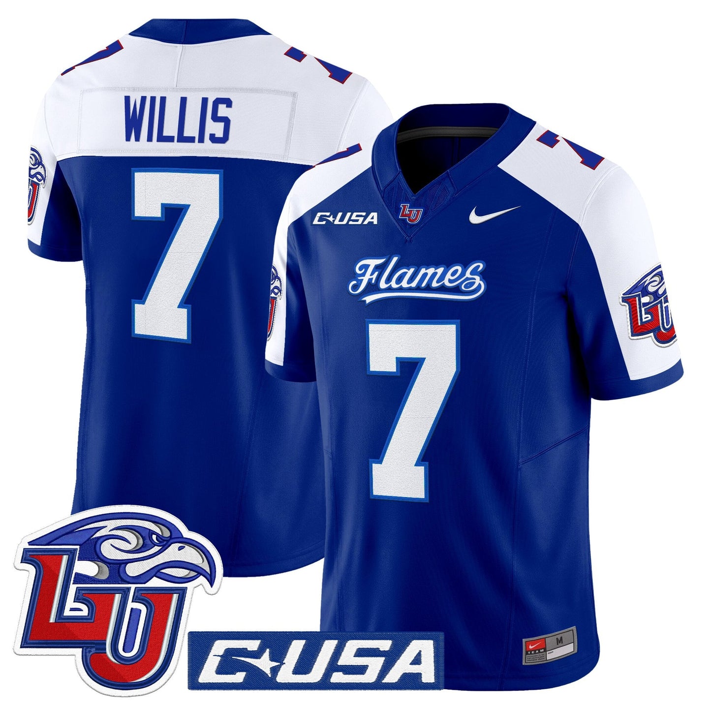 Men's Liberty Flames 2025 Vapor Limited Jersey - All Stitched