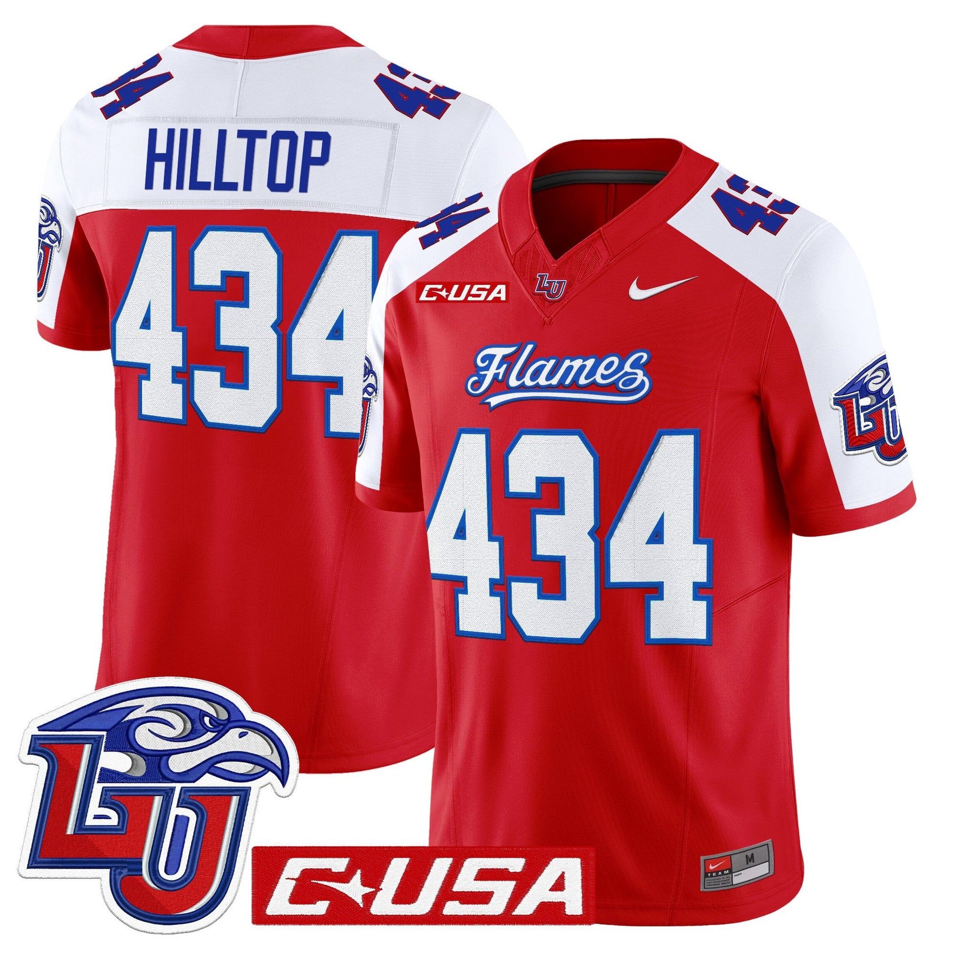 Men's Liberty Flames 2025 Vapor Limited Jersey - All Stitched