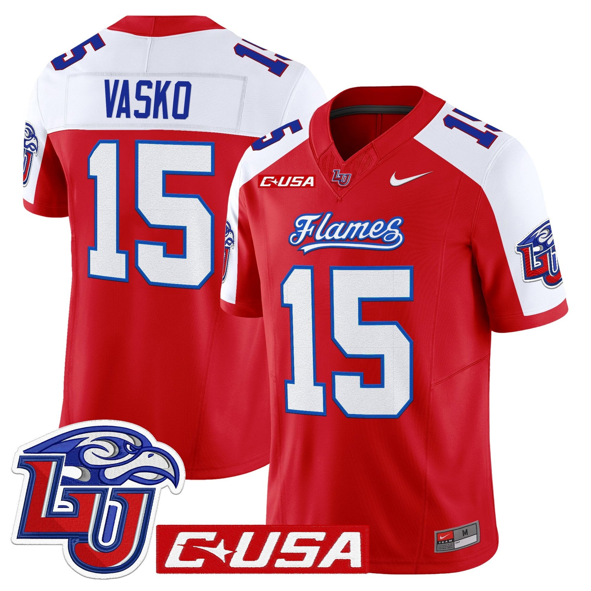 Men's Liberty Flames 2025 Vapor Limited Jersey - All Stitched
