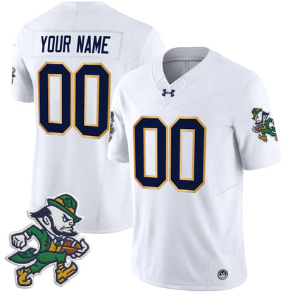 Notre Dame Fighting Irish 2025 'Gridiron Leprechaun Edition' Vapor Limited Custom Jersey – All Stitched