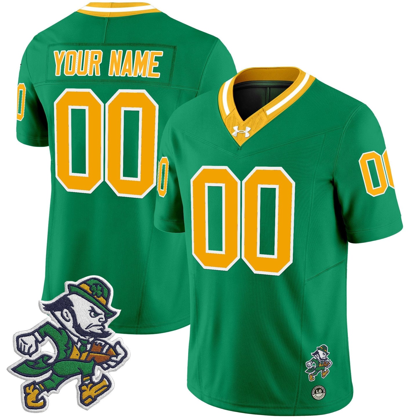 Notre Dame Fighting Irish 2025 'Gridiron Leprechaun Edition' Vapor Limited Custom Jersey – All Stitched