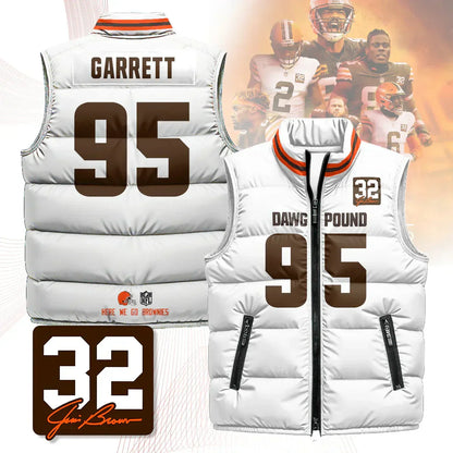 Cleveland Browns Unisex Puffer Vest