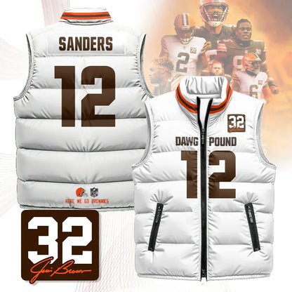 Cleveland Browns Unisex Puffer Vest