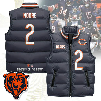 Chicago Bears Unisex Puffer Vest