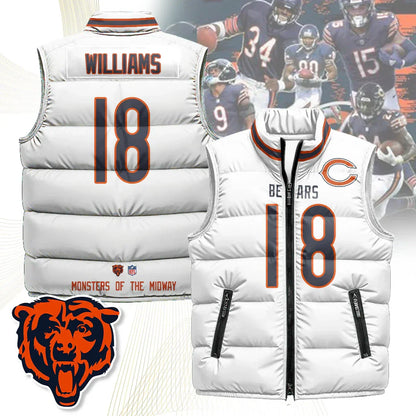 Chicago Bears Unisex Puffer Vest