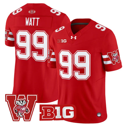 Men's Wisconsin Badgers Throwback Vapor Limited Jersey - All Stitched