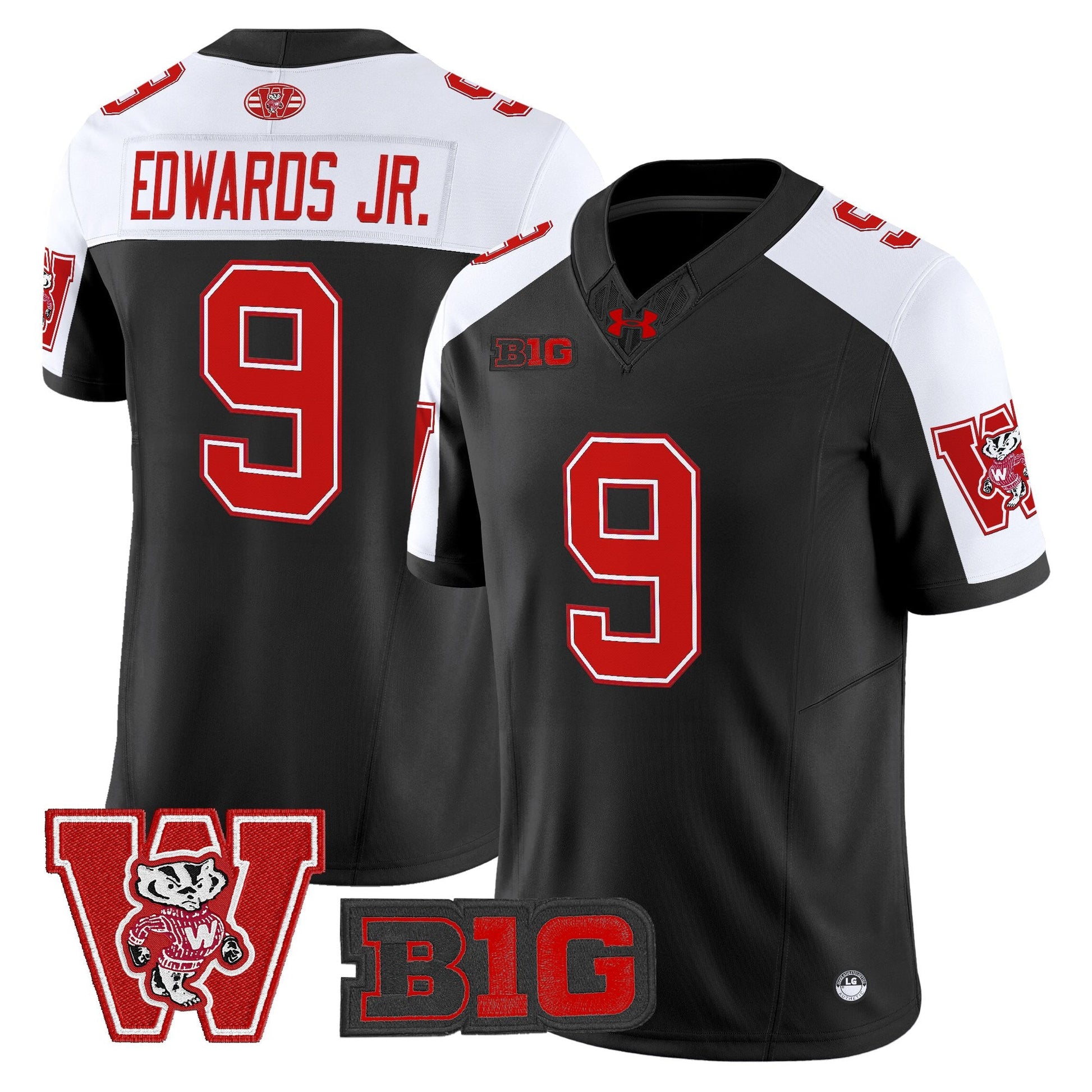 Men's Wisconsin Badgers Throwback Vapor Limited Jersey - All Stitched