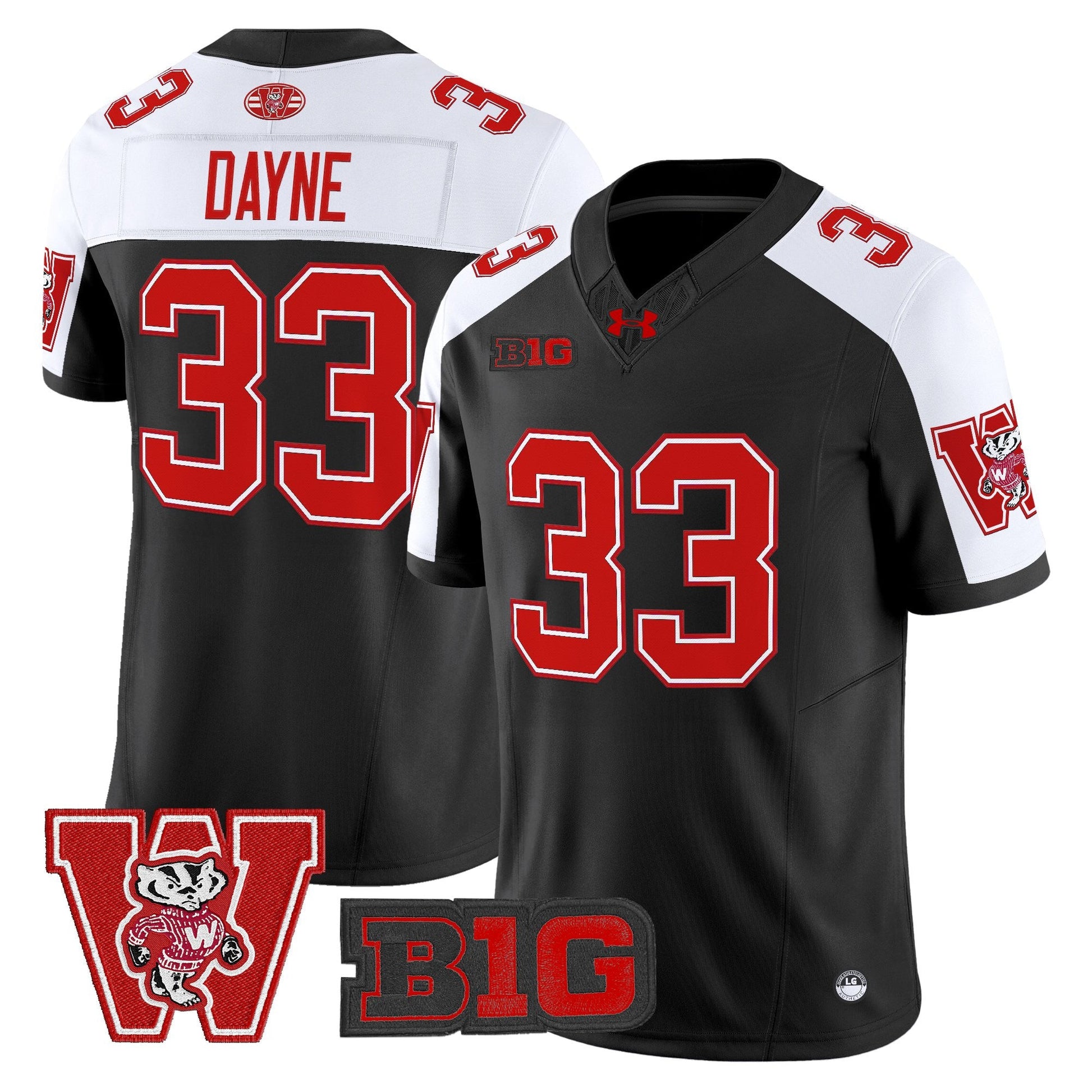 Men's Wisconsin Badgers Throwback Vapor Limited Jersey - All Stitched