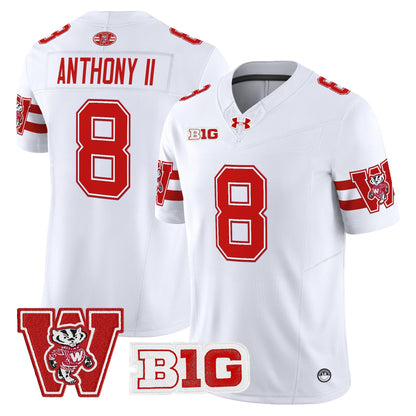 Men's Wisconsin Badgers Throwback Vapor Limited Jersey - All Stitched