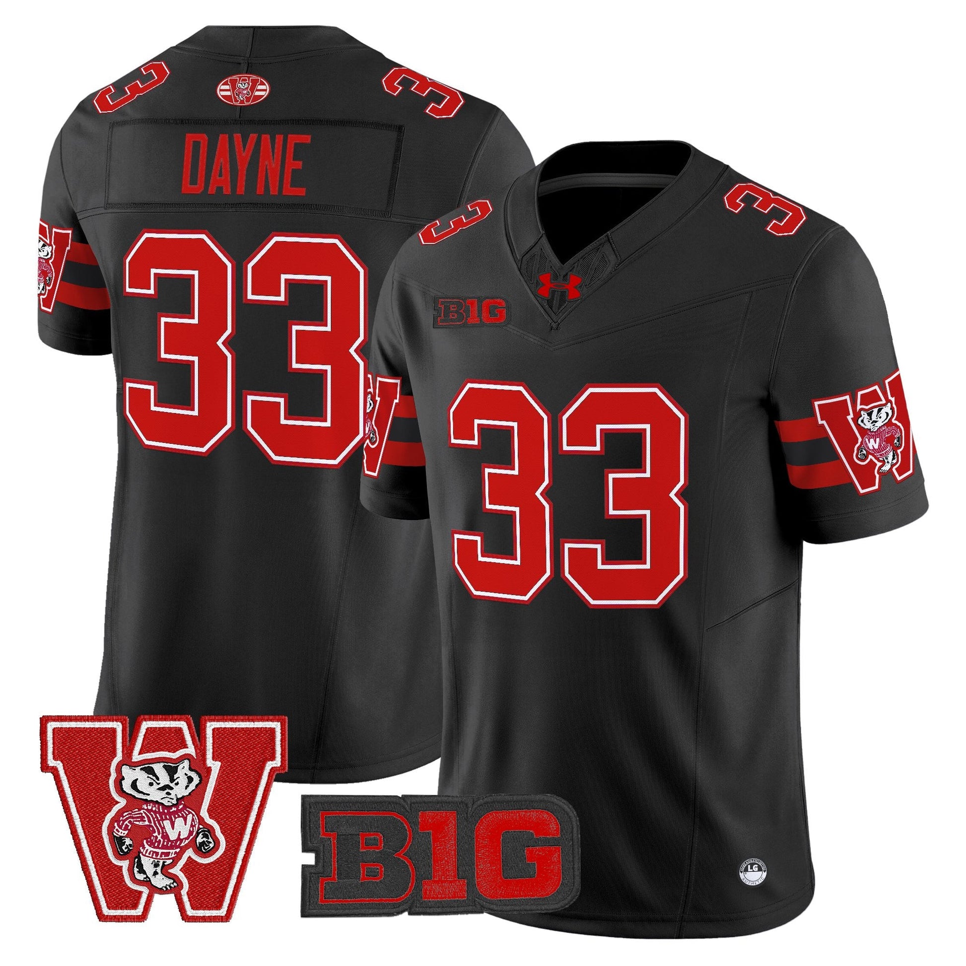 Men's Wisconsin Badgers Throwback Vapor Limited Jersey - All Stitched