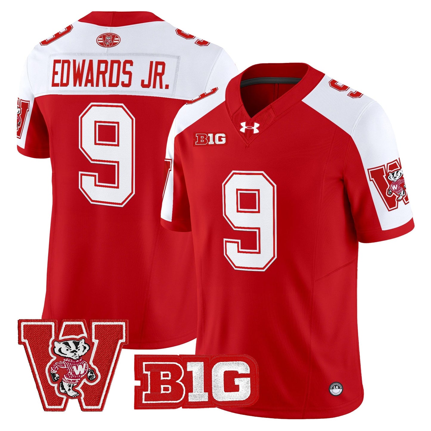 Men's Wisconsin Badgers Throwback Vapor Limited Jersey - All Stitched