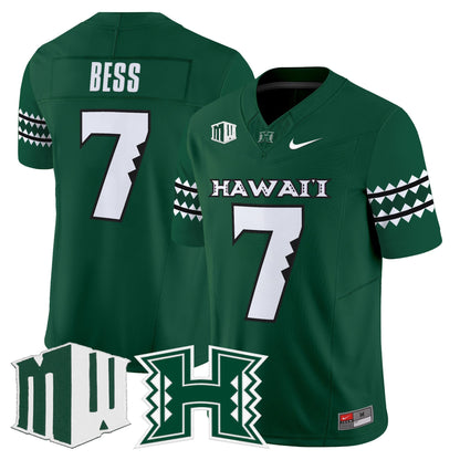 Men's Hawai'i Rainbow Warriors 2025 Vapor Limited Jersey - All Stitched