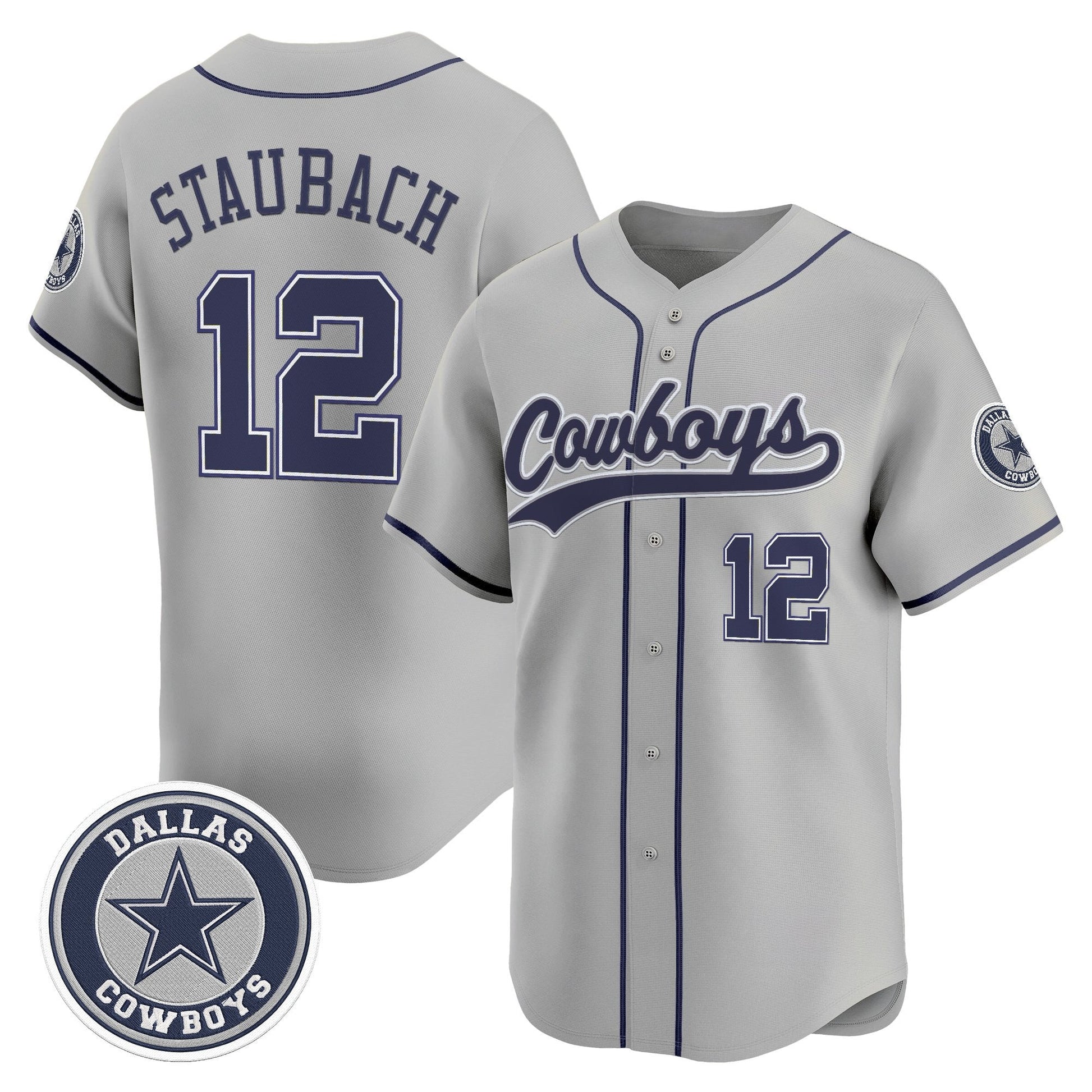 Men's Dallas Cowboys Vapor Baseball Jersey - All Stitched