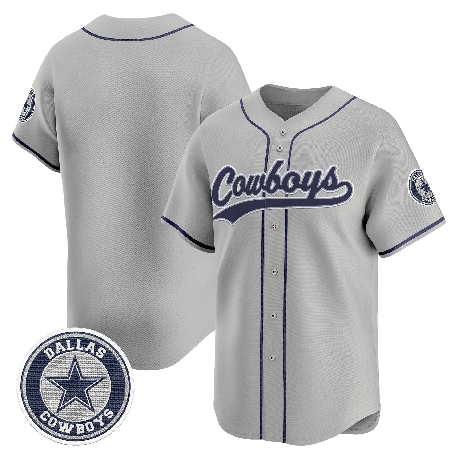 Men's Dallas Cowboys Vapor Baseball Jersey - All Stitched