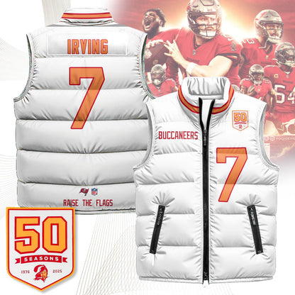 Tampa Bay Buccaneers Unisex Puffer Vest