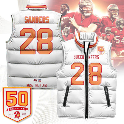 Tampa Bay Buccaneers Unisex Puffer Vest