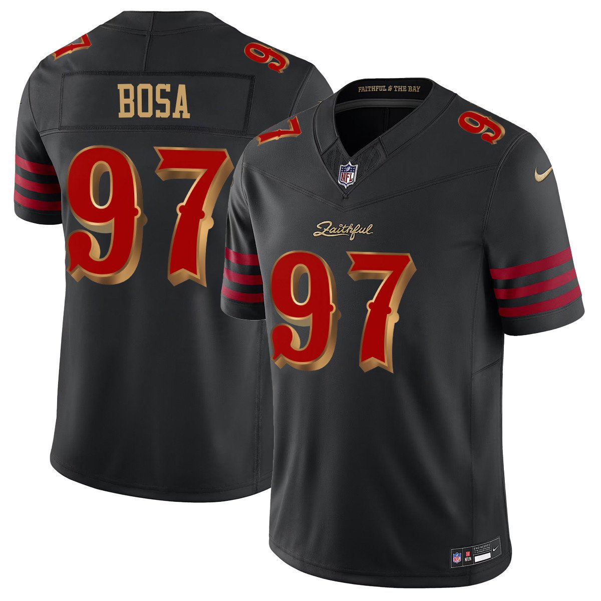San Francisco 49ers Vapor F.U.S.E. Limited Rivalry Series Jersey - All Stitched