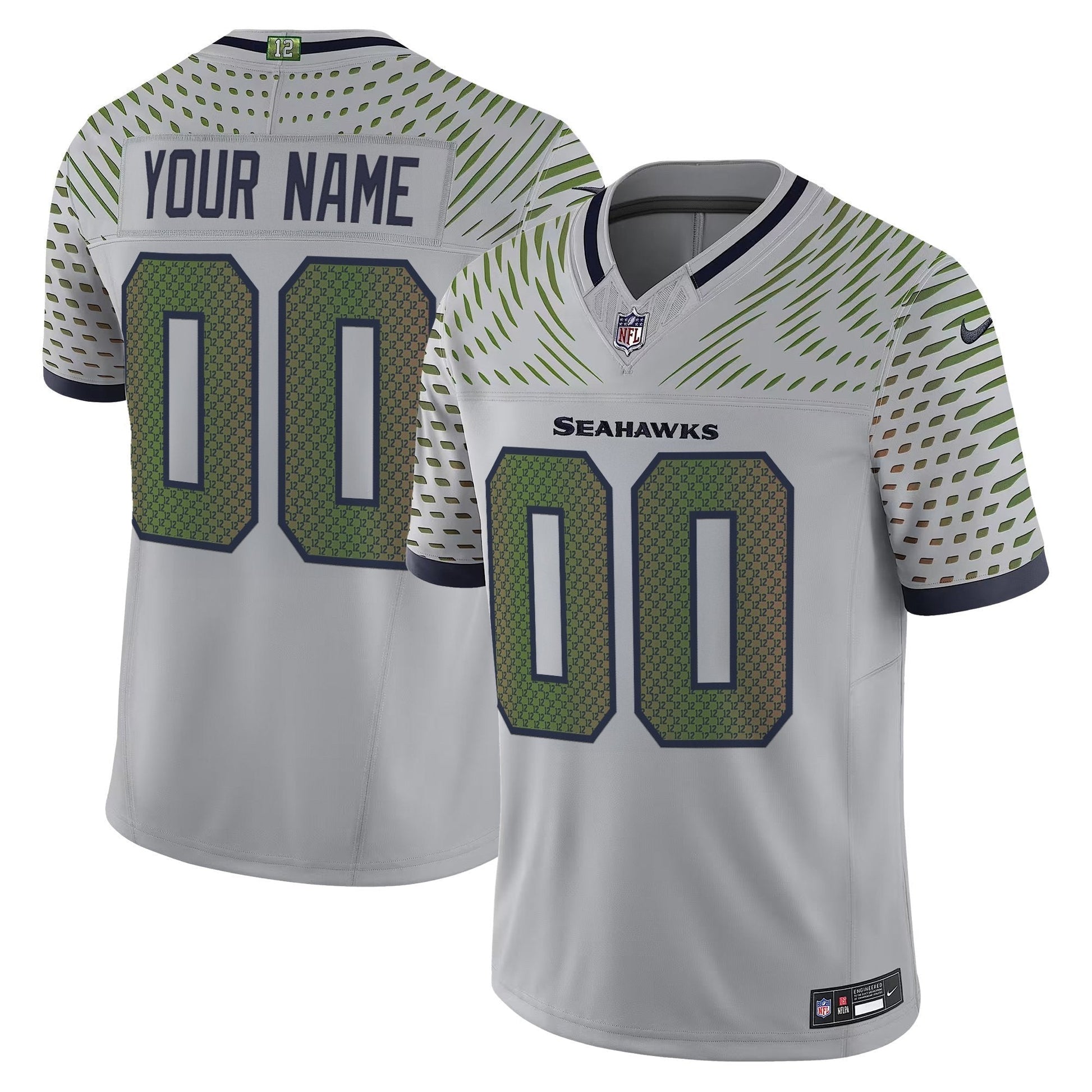 Seattle Seahawks 2025 "Rivalries" Vapor Limited Custom Jersey - All Stitched