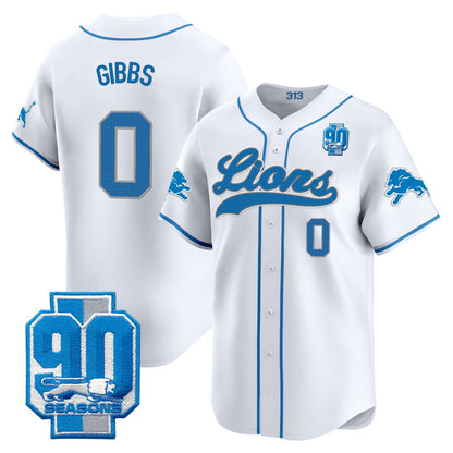 Men's Detroit Lions 2025 Vapor Baseball Jersey - All Stitched