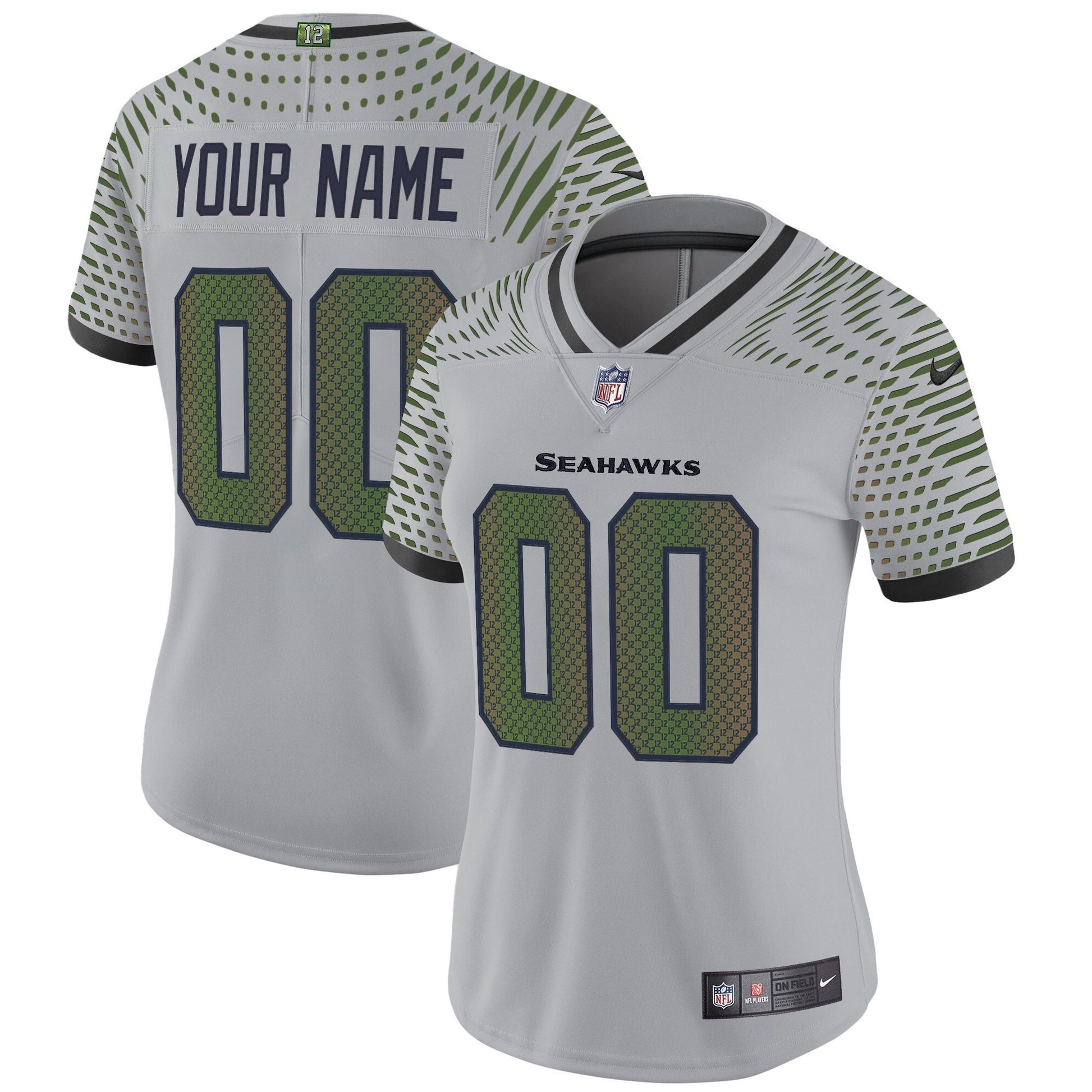 Seattle Seahawks 2025 "Rivalries" Vapor Limited Custom Jersey - All Stitched