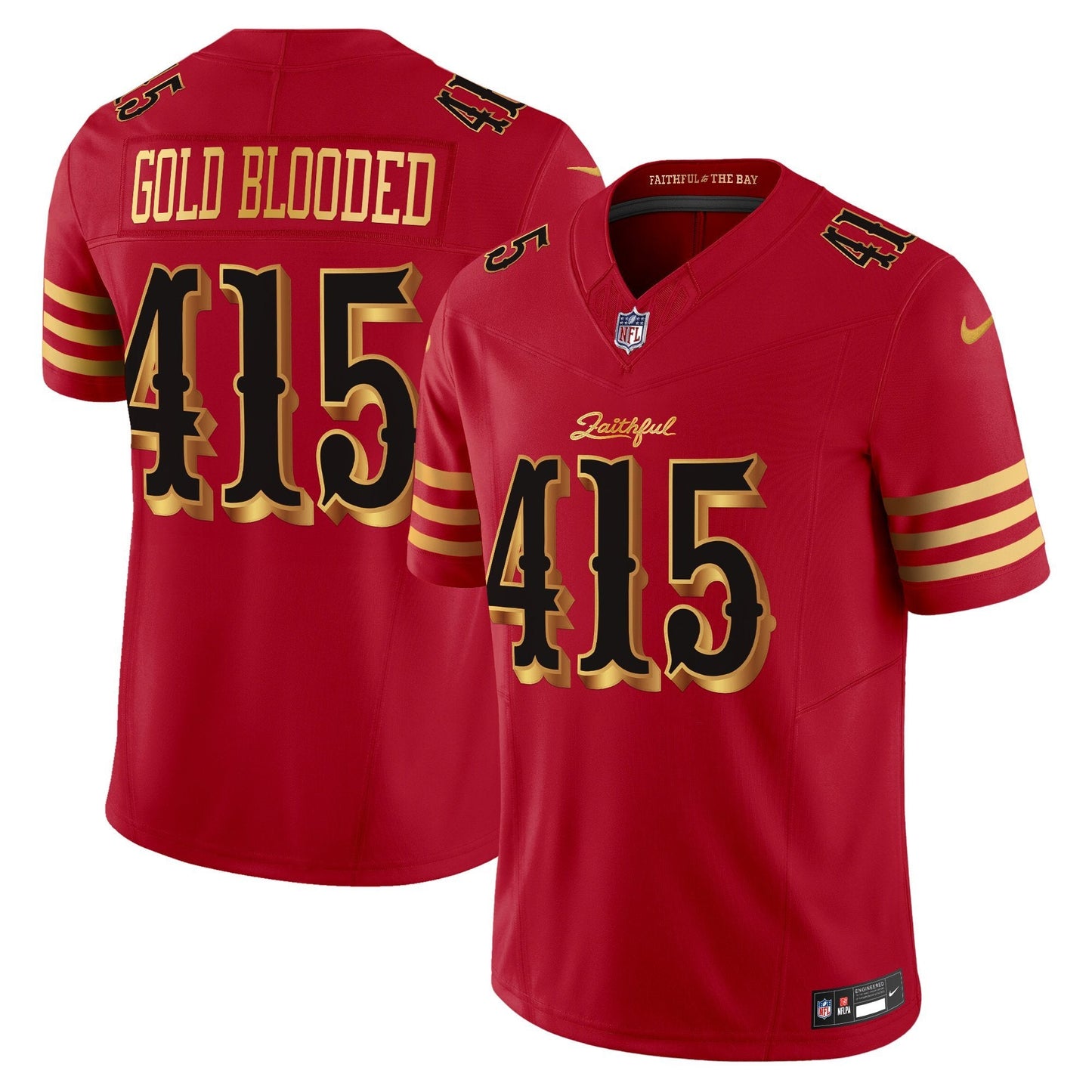 Men's San Francisco 49ers 2025 “Rivalries” Vapor Limited Jersey - All Stitched