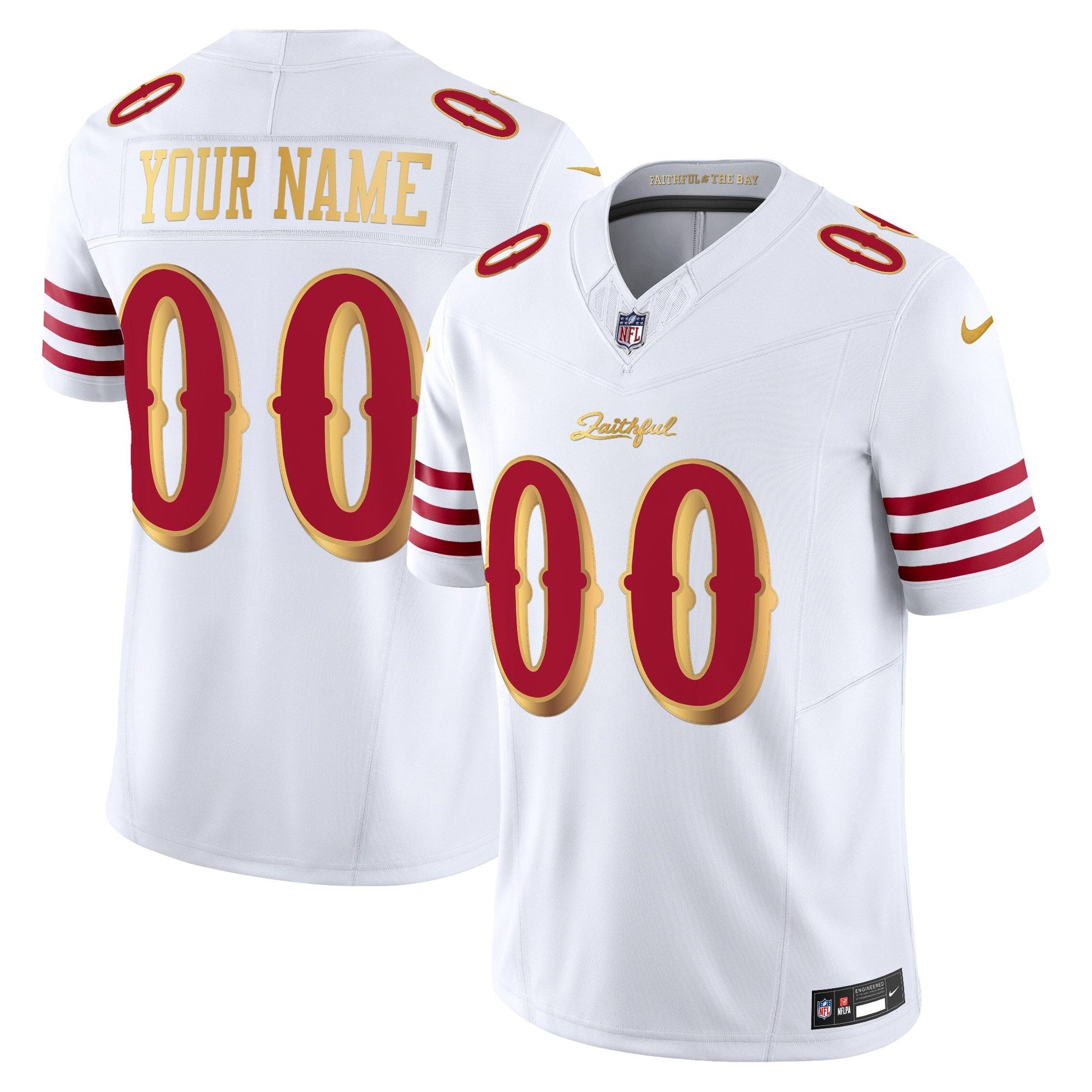 San Francisco 49ers 2025 “Rivalries” Vapor Limited Custom Jersey - All Stitched