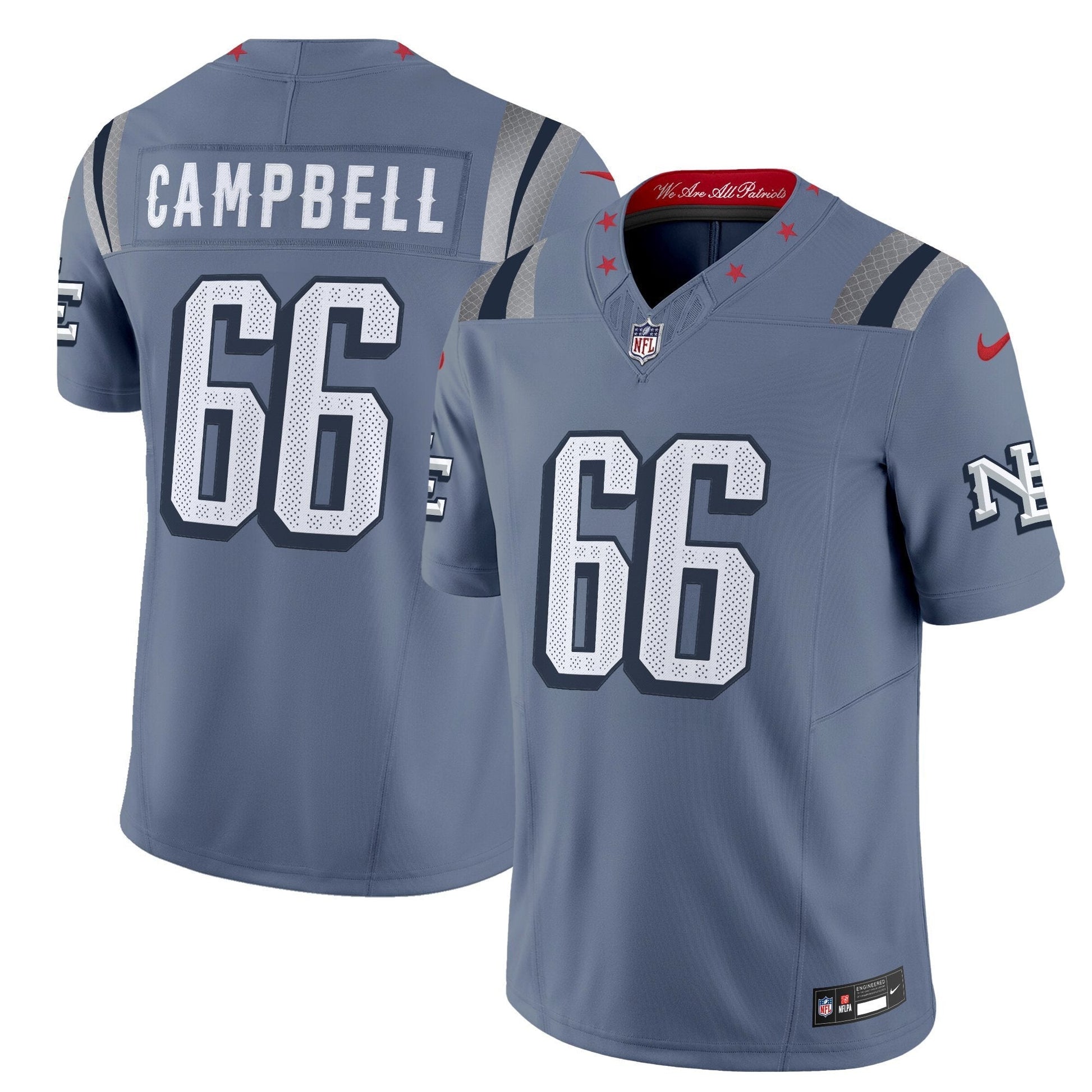 Men's New England Patriots 2025 "Rivalries" Vapor Limited Jersey - All Stitched