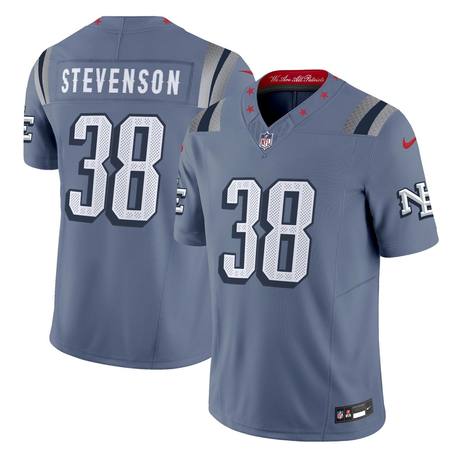 Men's New England Patriots 2025 "Rivalries" Vapor Limited Jersey - All Stitched