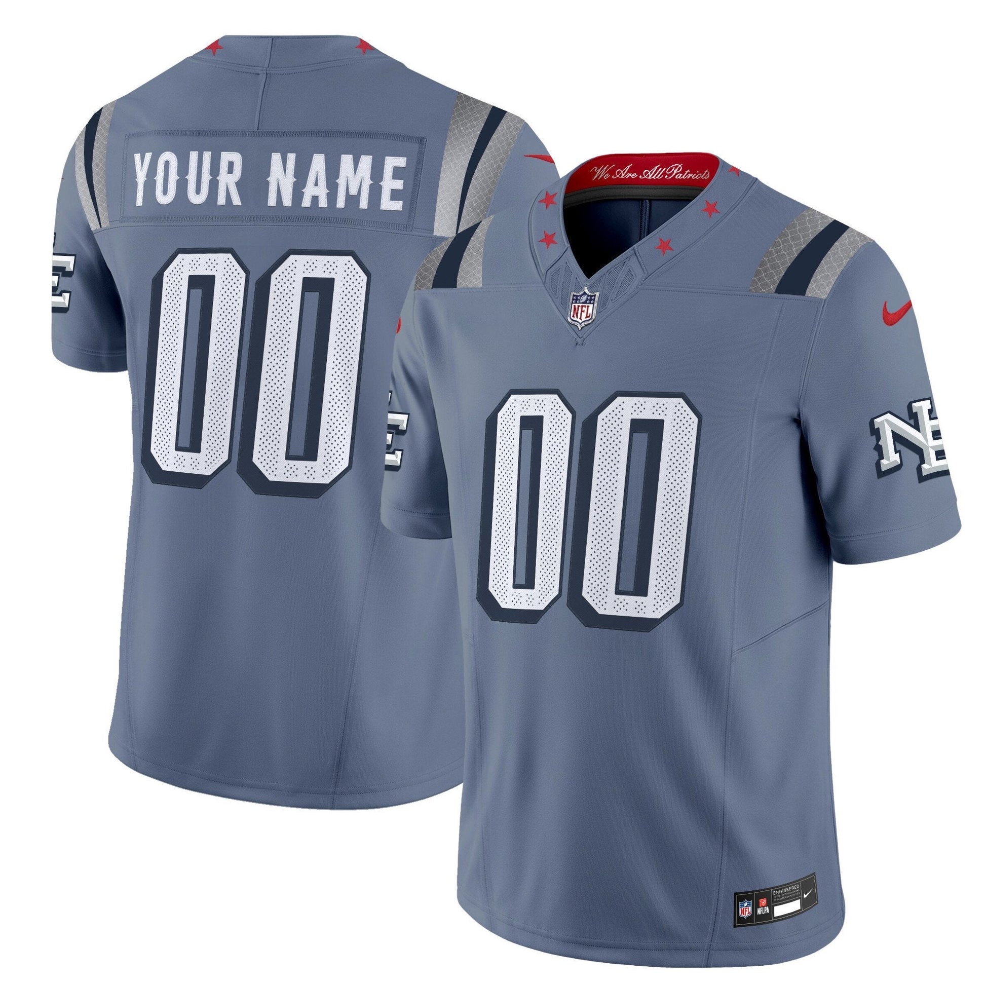 New England Patriots 2025 "Rivalries" Vapor Limited Custom Jersey - All Stitched