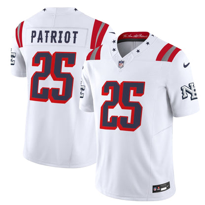 Men's New England Patriots 2025 "Rivalries" Vapor Limited Jersey - All Stitched