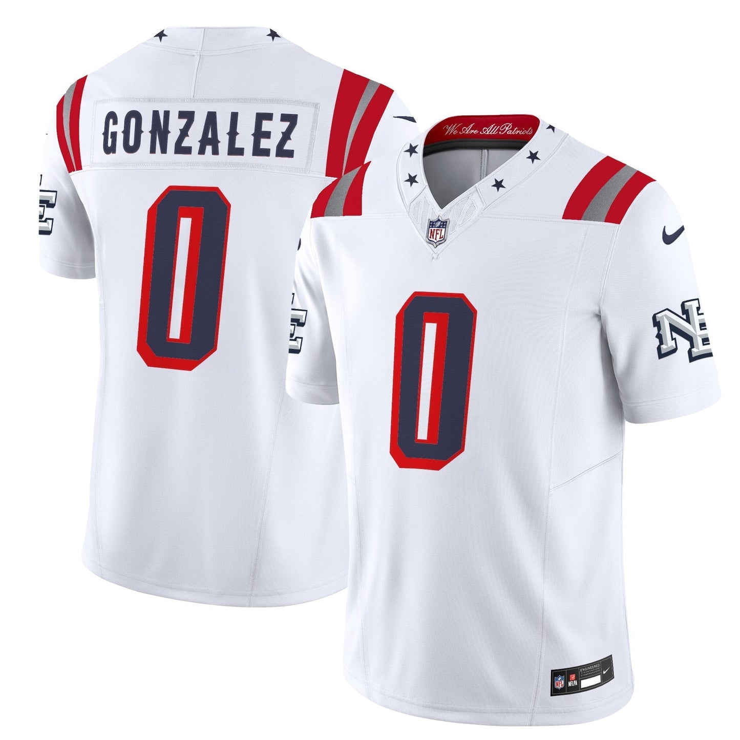 Men's New England Patriots 2025 "Rivalries" Vapor Limited Jersey - All Stitched