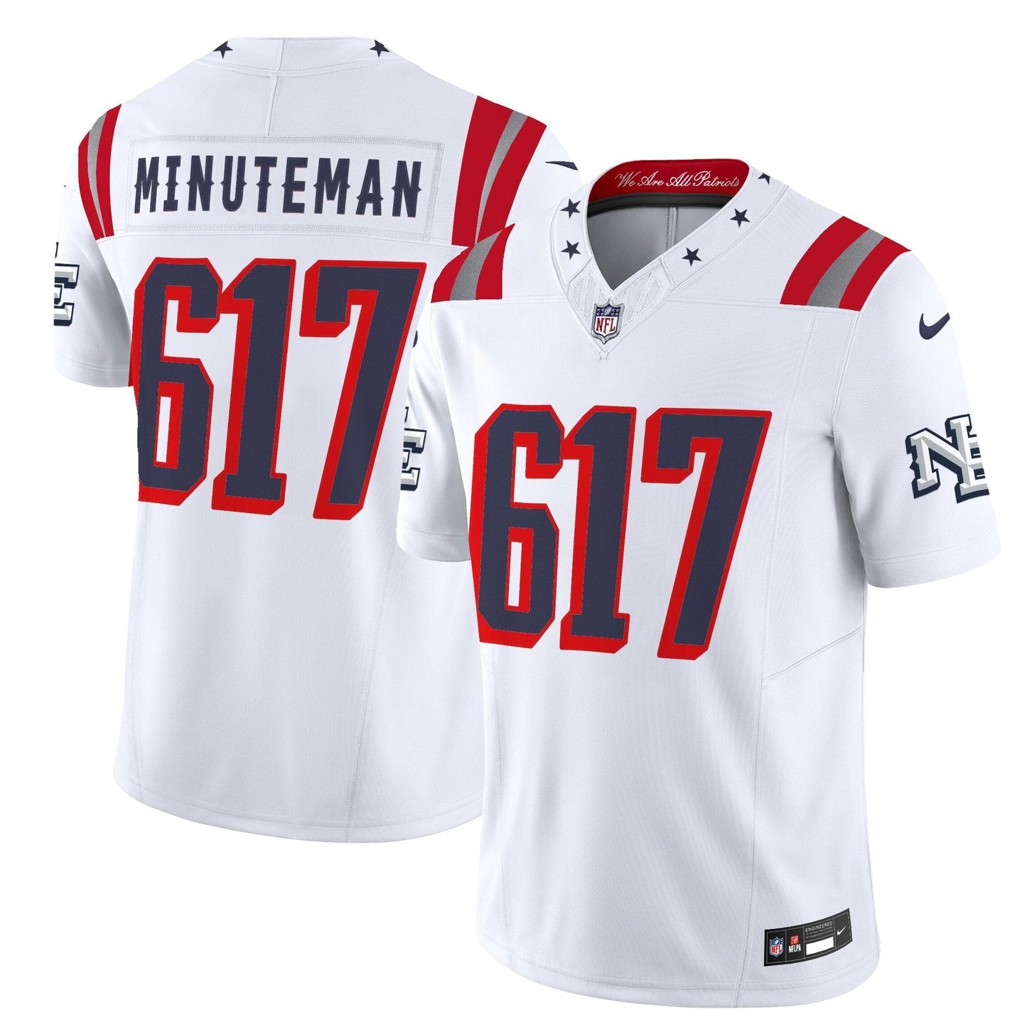Men's New England Patriots 2025 "Rivalries" Vapor Limited Jersey - All Stitched