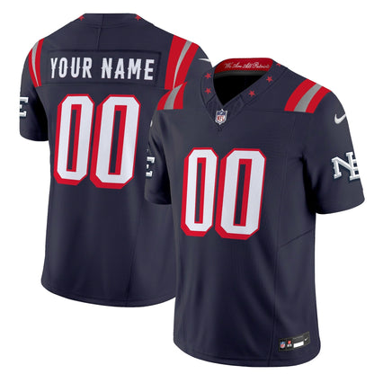 New England Patriots 2025 "Rivalries" Vapor Limited Custom Jersey - All Stitched