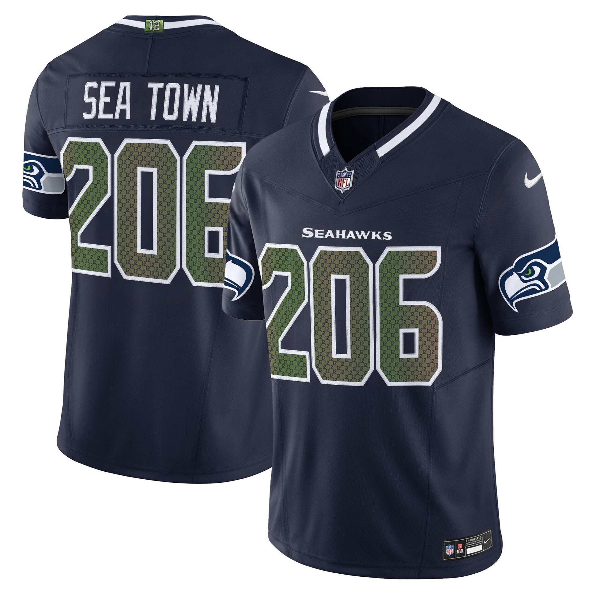 Men's Seattle Seahawks 2025 "Rivalries" Vapor Limited Jersey - All Stitched
