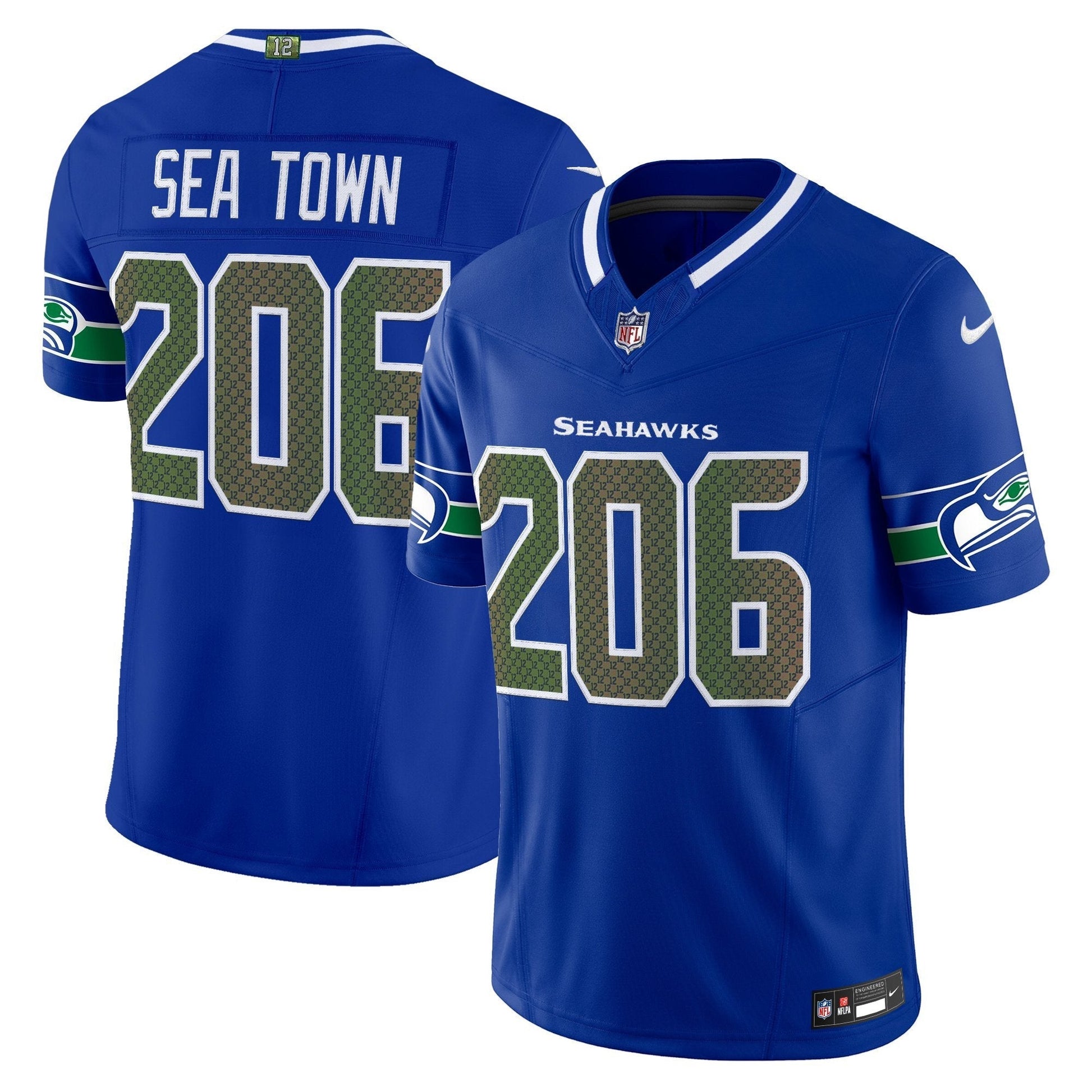 Men's Seattle Seahawks 2025 "Rivalries" Vapor Limited Jersey - All Stitched