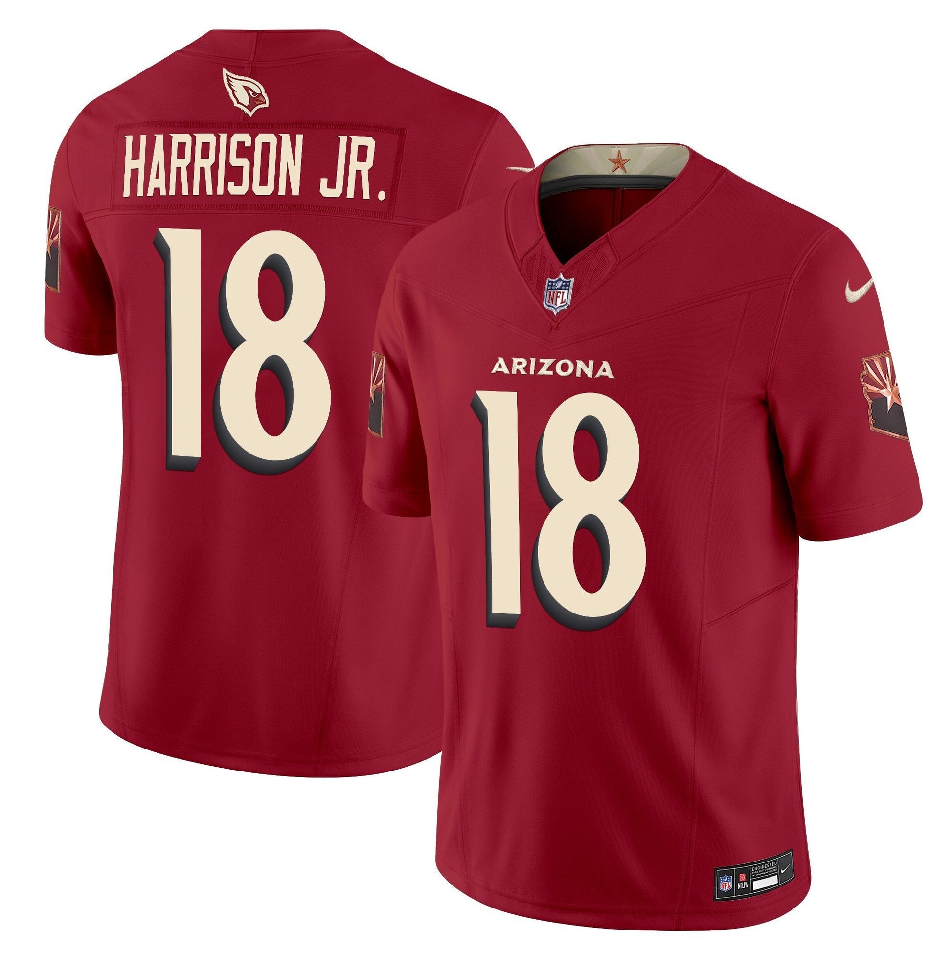 Men's Arizona Cardinals 2025 "Rivalries" Vapor Limited Jersey - All Stitched