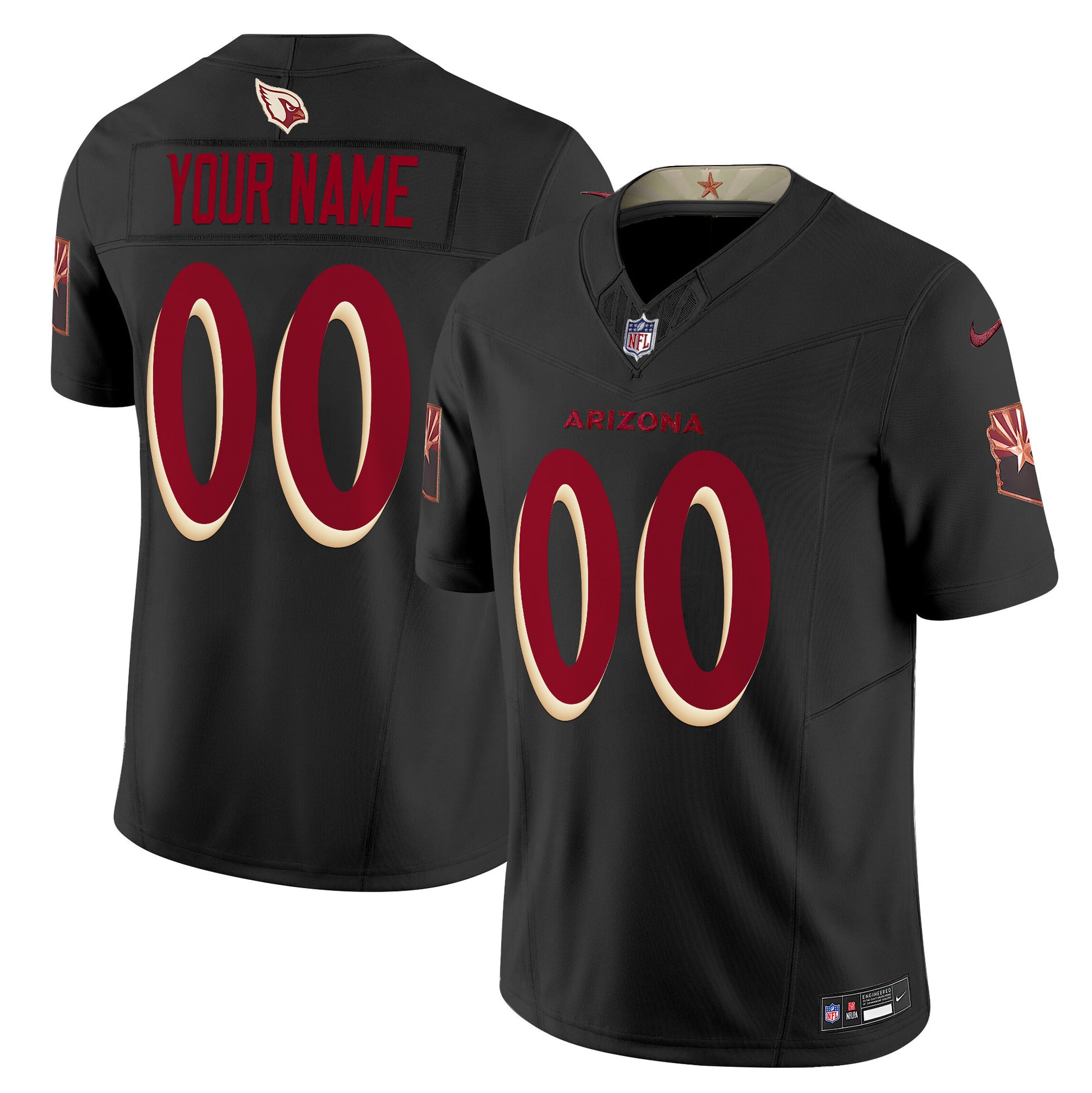 Arizona Cardinals 2025 "Rivalries" Vapor Limited Custom Jersey - All Stitched