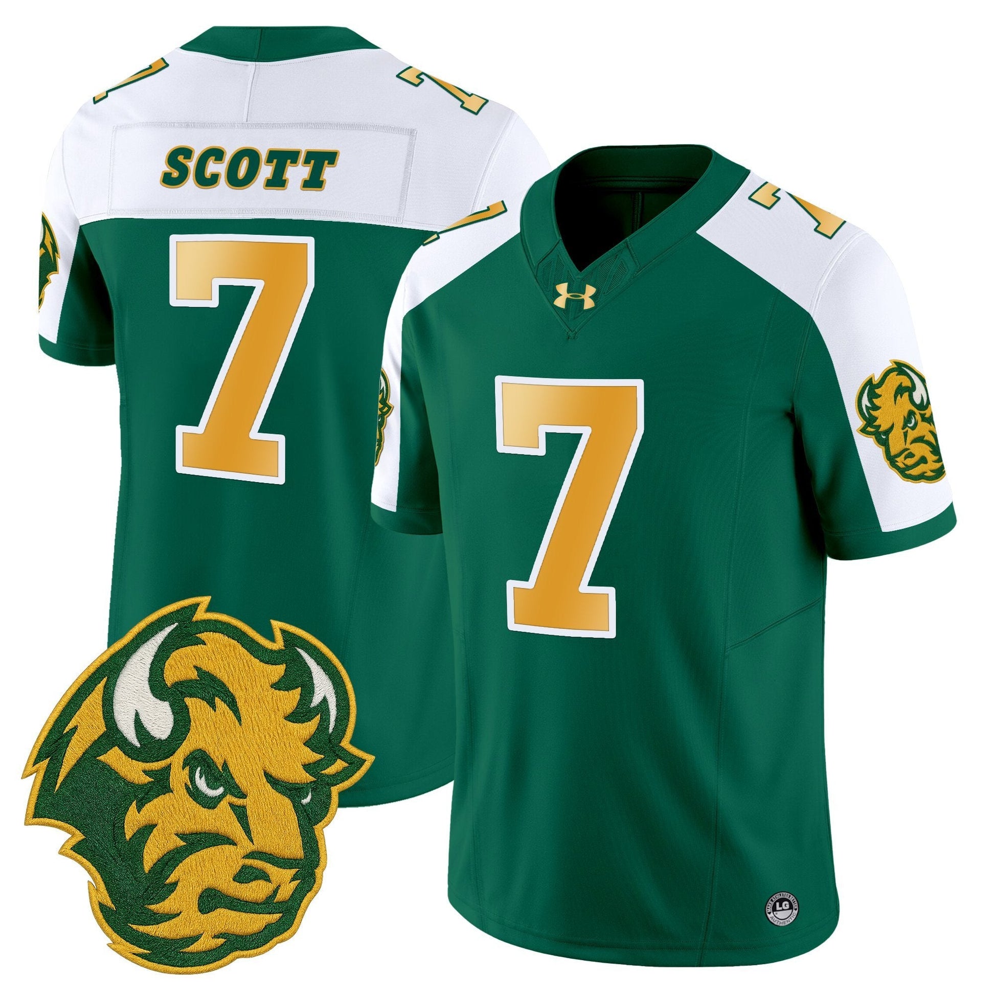 Men's North Dakota State Bison Vapor Limited Jersey - All Stitched