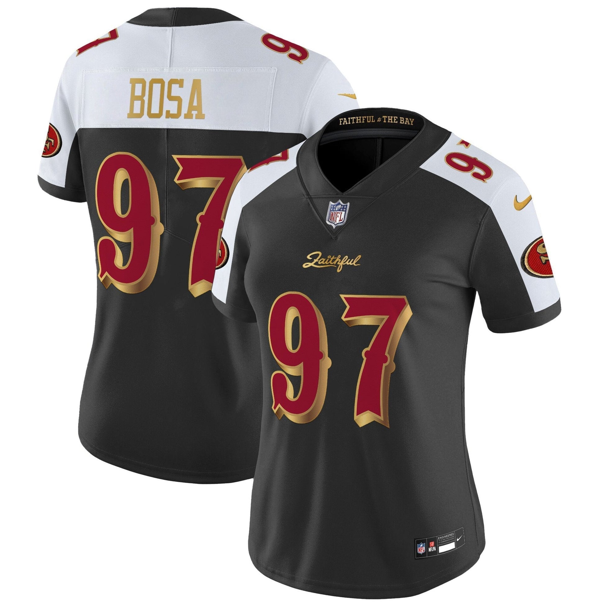 Women's San Francisco 49ers 2025 “Rivalries” Vapor Limited Jersey - All Stitched