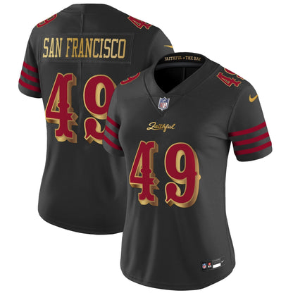 Women's San Francisco 49ers 2025 “Rivalries” Vapor Limited Jersey - All Stitched