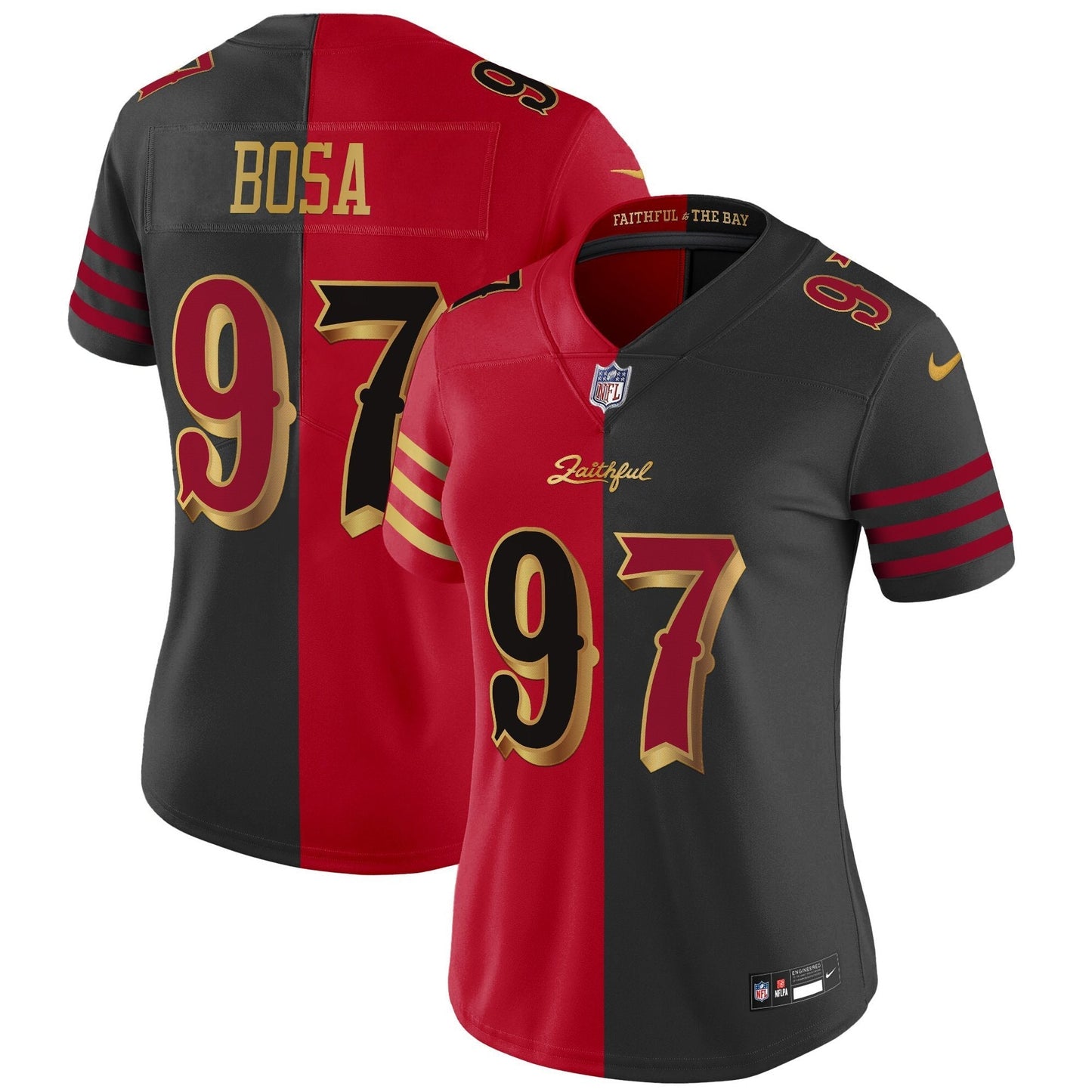 Women's San Francisco 49ers 2025 “Rivalries” Vapor Limited Jersey - All Stitched