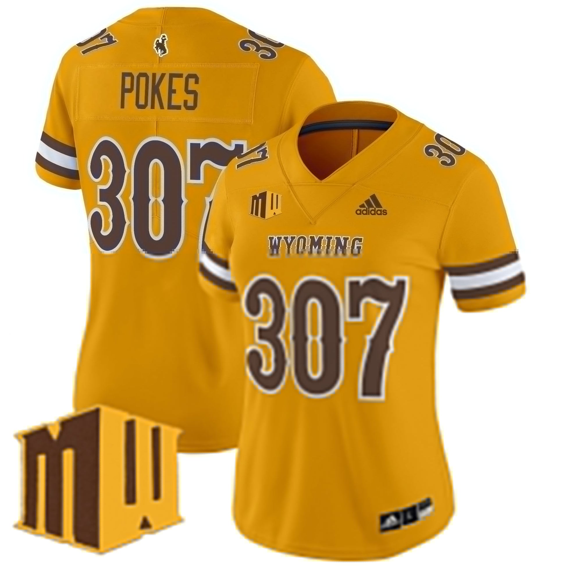 Women's Wyoming Cowboys 2025 Vapor Limited Jersey - All Stitched