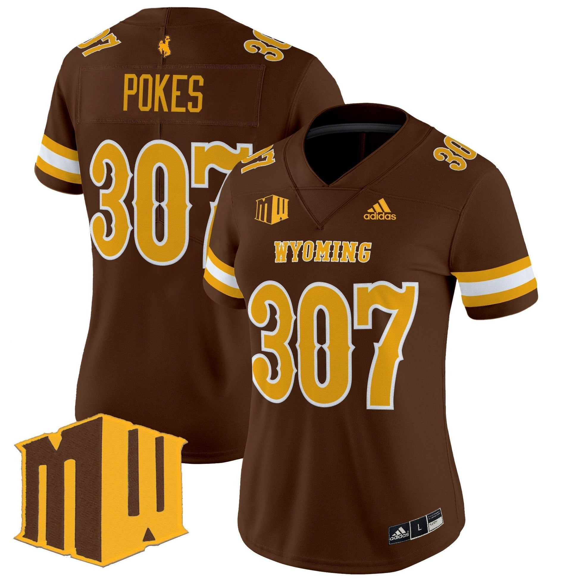 Women's Wyoming Cowboys 2025 Vapor Limited Jersey - All Stitched