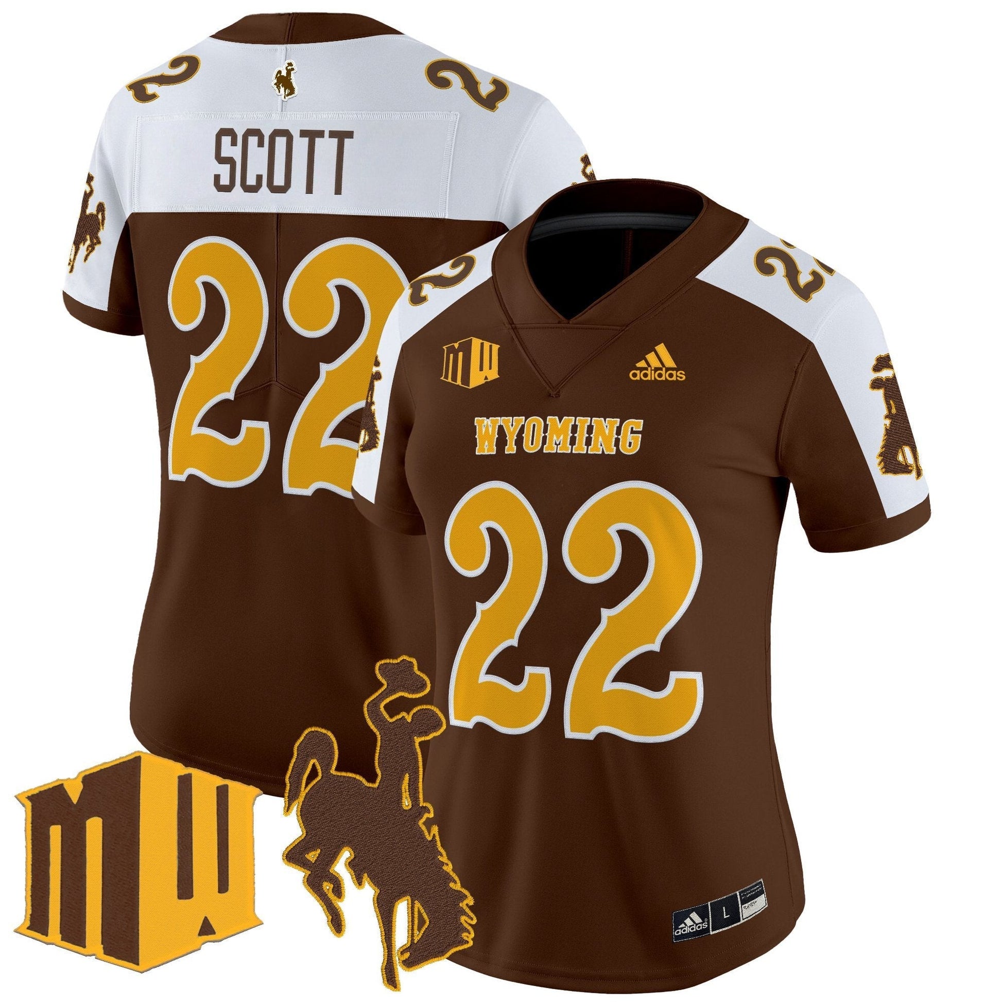 Women's Wyoming Cowboys 2025 Vapor Limited Jersey - All Stitched