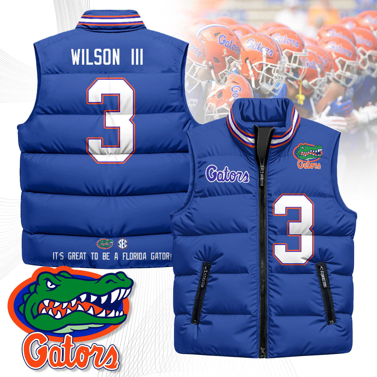 Florida Gators Unisex Puffer Vest