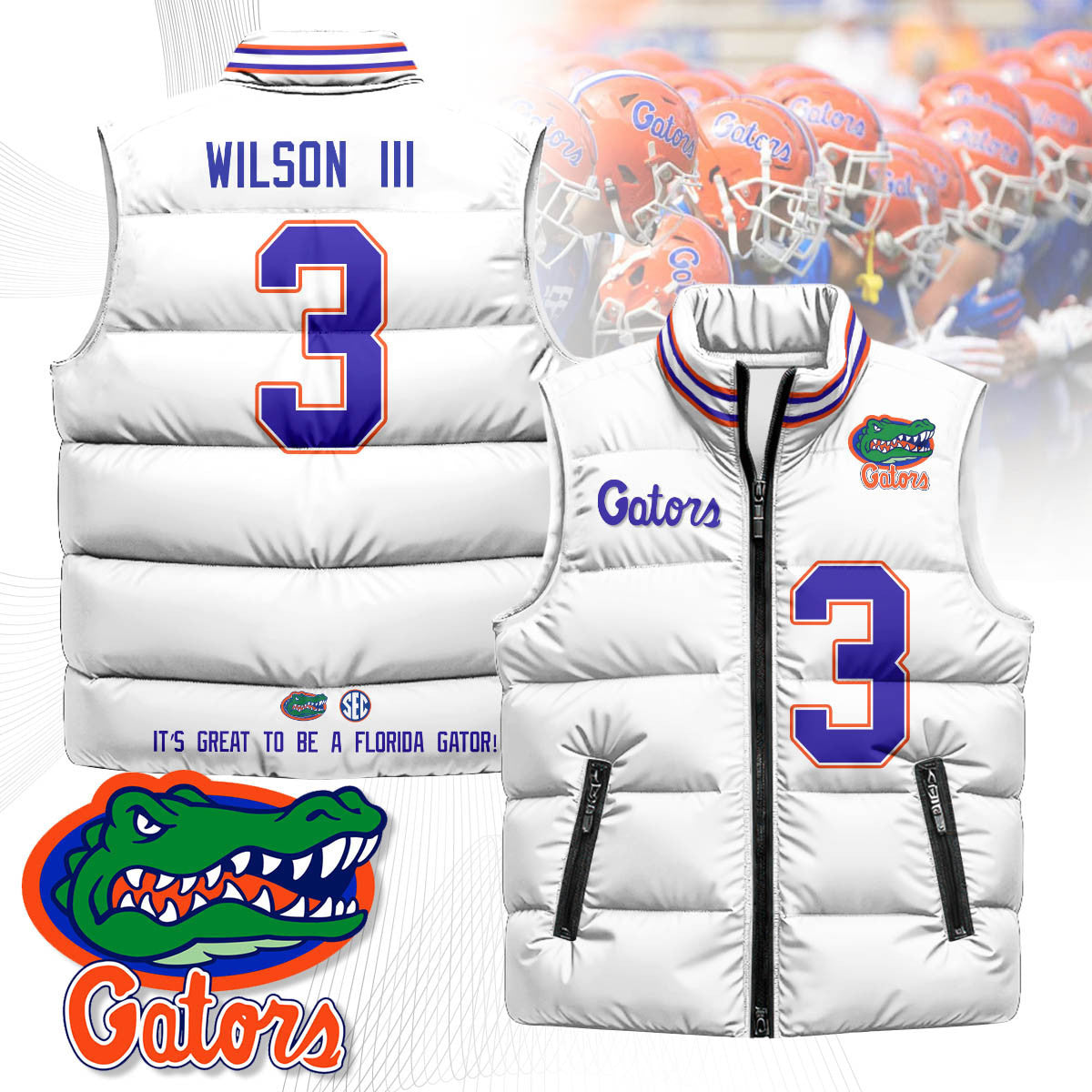 Florida Gators Unisex Puffer Vest