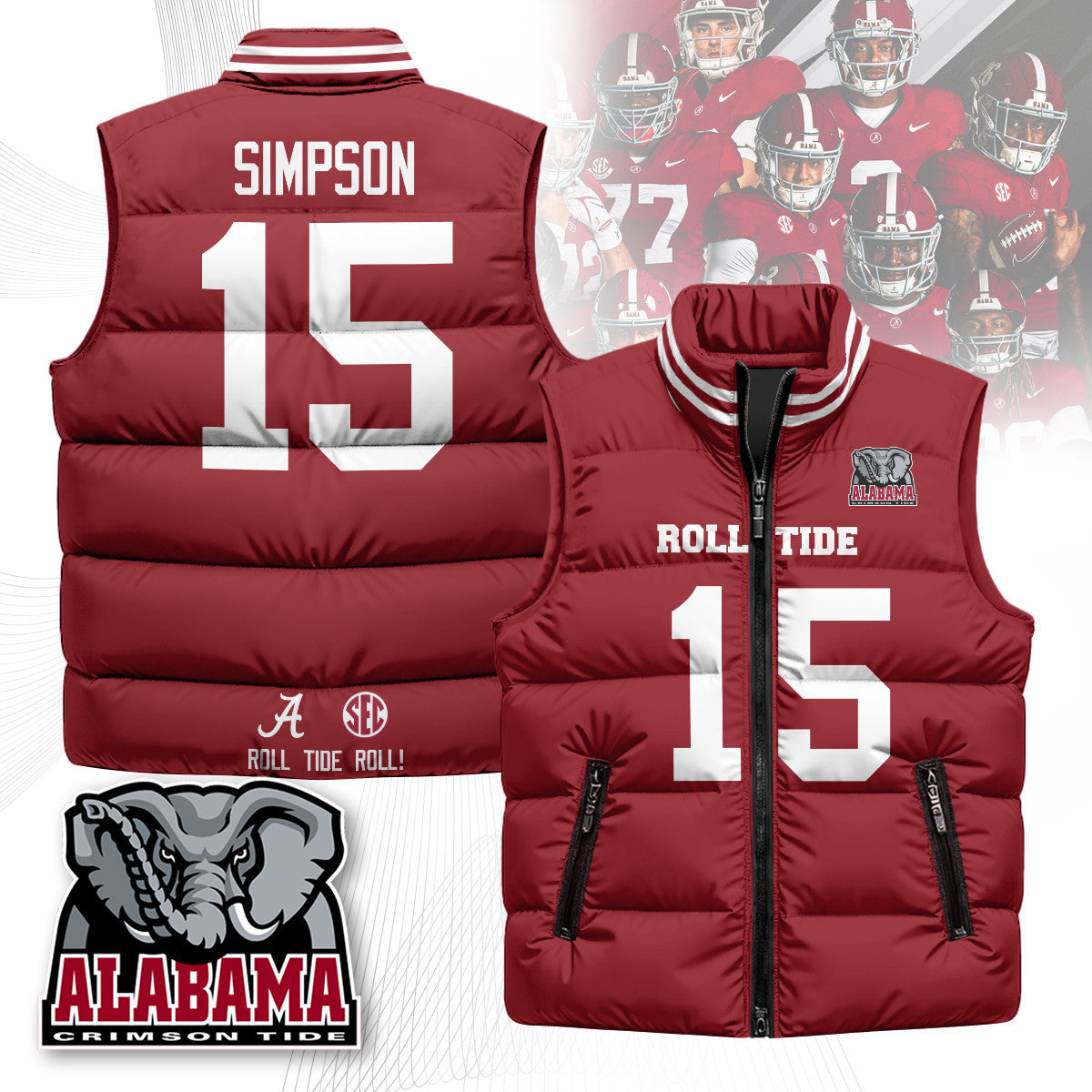 BAMA Unisex Puffer Vest