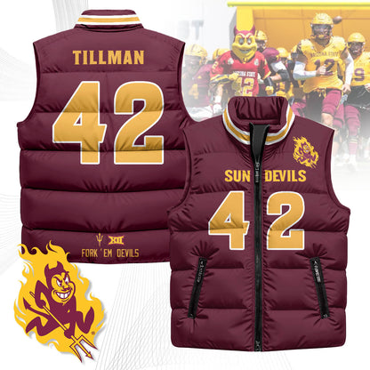 Arizona State Sun Devils Unisex Puffer Vest