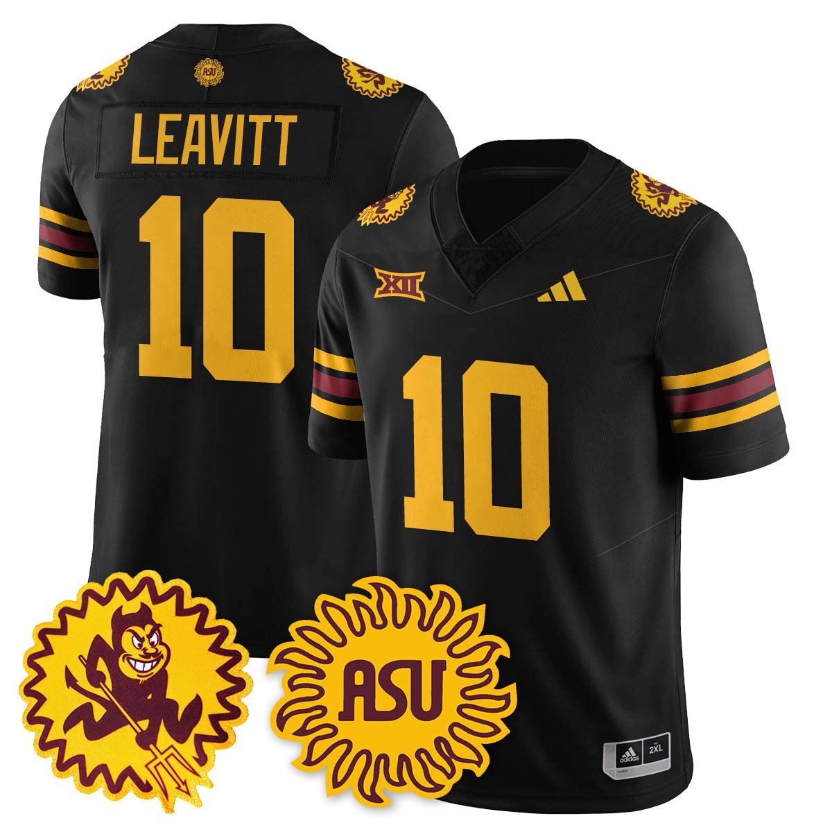 Men's Arizona State Sun Devils 1975 Throwback Uniform - All Stitched